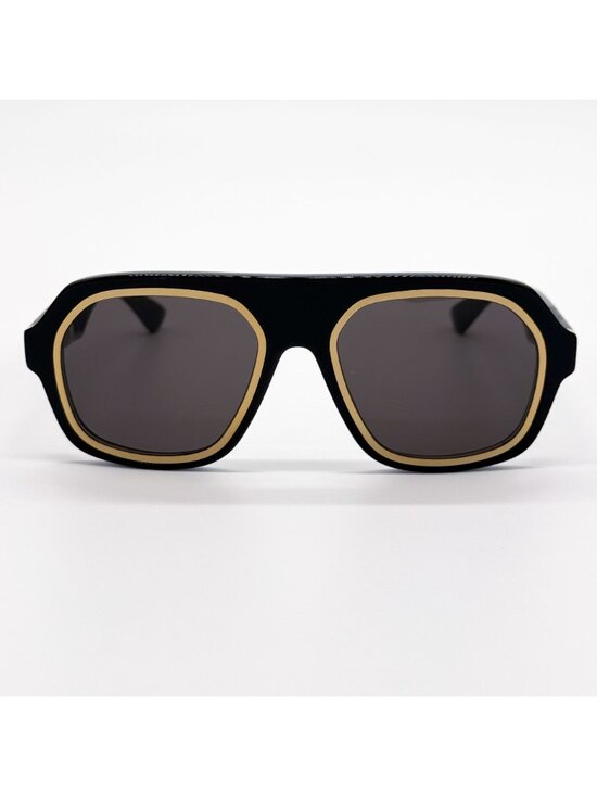 NEW BOTTEGA VENETA SUNGLASSES BV1217S 001 WOMEN BLACK EYEWEAR main image 4